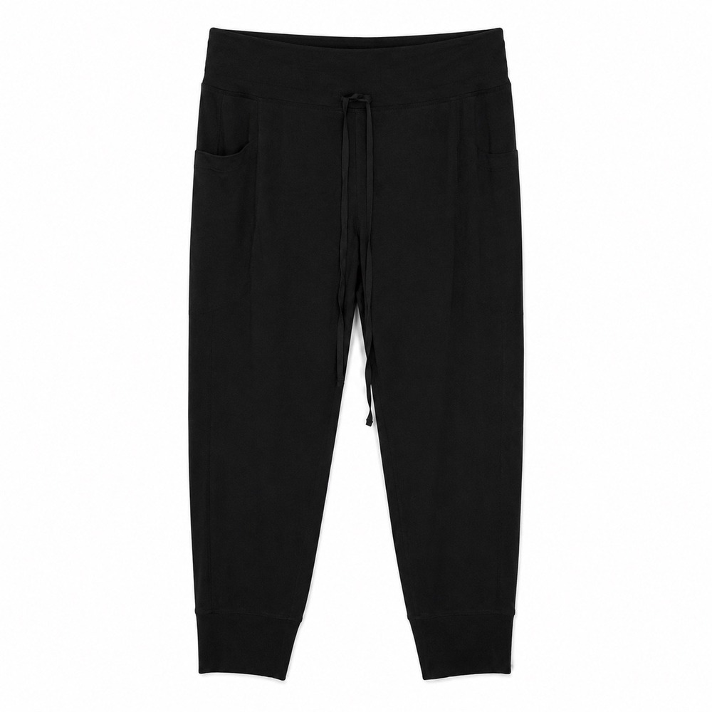 Fabletics Black High Waisted Pocket Jogger Leggings Medium